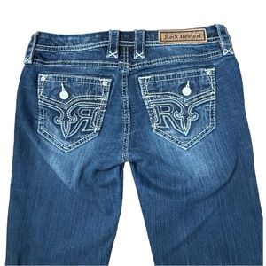Rock Revival Martia Ankle Skinny Denim Jeans Stretch Casual Women’s Size 27
